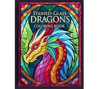 Stained-Glass Dragons coloring book 2