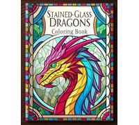 Stained-Glass Dragons coloring book 3