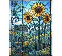 Stained Glass Flowers Coloring Book: Relaxing Floral Designs for Stress Relief, Mindfulness & Creative Joy (Stained Glass Nature)