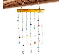 Stained Glass Ornament, Rainbow Prism Decor, Sunlight Catcher Hanging, Crystal Reflection Piece, Colorful Window Display, Artistic Suncatcher Design for Outdoor Backyard Garden Patio Balcony Tree