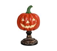 Stained Glass Style Halloween Pumpkin Table Lamp - Vintage '-Lantern