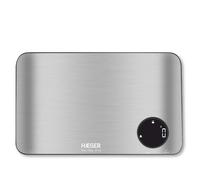 Haeger Báscula de cocina KS-DIG.012A Acero inoxidable 15 kg precisión 1 g LCD Gris