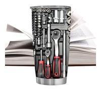 Stainless Bottle, Double-Wall Water Tumbler, Leakproof Coffee and Hydration Bottles with Durable Lid, Travel Water Bottle for Men Dad Husband Boyfriend, Stainless Steel Bottles for Home Office School