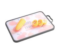 Stainless Cutting Board, Double-Sided Metal Chopping Board Kitchen, Sturdy Non-Slip Multifunctional Food Prep Tool for Slicing Meat 11.22x0.59 inches, Cheese, Fruit, Salad Serving
