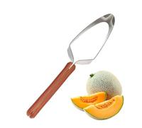 Stainless Fruit Cutter, Watermelon Slicer Tool, 8inch Blade with Triangle Cutting, Steel Edge Divider, Portion Maker with Ergonomic Grip, Kitchen Gadget Tool for Picnic BBQ