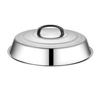 Stainless Heat Dome Lid Perfect For Cheese Melting On Outdoor - Soporte para utensilios de cocina, color blanco (Silver One Size)