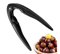 Stainless Nutcracker Tool - Heavy Duty Manual Peeler, Fast Chestnut and Walnut Cracker | Easy Grip Stainless Steel Opener for Pecan, Hazelnut, or Chestnut | Kitchen Gift for Adults, Elderly