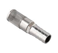 Stainless Steel 3/4 Inch Hose Barb Mesh Filter Strainer for Fuel, Gas and Water Pump Lines with 1 5mm Hole Size (20mm)