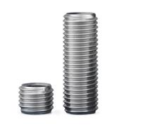 Stainless Steel 304 Thread Slotted Inside Outside Adapter Screw,Thread Insert Sleeve Conversion Nut(10mm,M10x M14 (2Pcs))