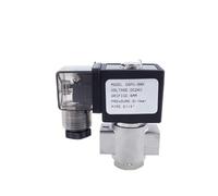 Stainless Steel 304 Water Solenoid Valve Port 1/4 Inch 40/25/10/1bar Normally Open 12V 220V Zero Pressure Start Valve(NBR_AC110V_D1101X)