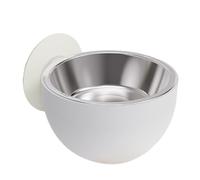 Stainless Steel Anti-Spill Magnetic Dog Food Bowls, Elevated Pet Bowl Fixed Mounted Cat Bowl, Dishwasher Safe for Pets Food and Water, Size About 14.3cm