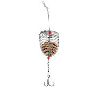 Stainless Steel Bait Cage for Fishing - Bait Holder Reusable Basket Cage