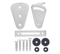 Stainless Steel Barn Door Lock | Robust Sliding Door Lock Hardware | Mark - Resisting Security Accessory for Hanging Rail/Barn/Sliding Door | Easy Installation