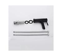 Stainless Steel Bathroom Tap, Hot and Cold Adjustable, Bathroom Tap with PEX Tap Hose, Ceramic Valve