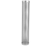 STAINLESS STEEL BBQ SMOKER TUBE BARBECUE ACCESSORY PORTABLE FOR GAS CHARCOAL GRILL SMOKERS HEXAGONAL ROUND 12IN 2IN (Redondo)