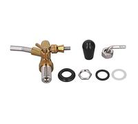 Stainless Steel Beer Faucet Kit,Easy to Clean and Operate,Adjustable with Short Handle Beer Dispenser Tap for Kegerator Suitable for Keg Installation In A Variety of Scenarios
