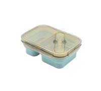 Stainless Steel Bento Box, Healthy Diet Containers for Work Lunches And School, Reusable Eco-Friendly Containers, Collapsible Silicone Lunch