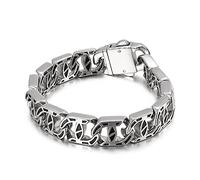 Stainless Steel Bracelet for Men, Geometric Chain Buckle, Chain Bracelet as a Gift for Men, Friends and Family