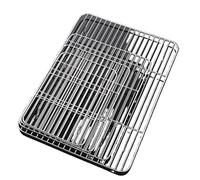 Stainless Steel Cake Cooling Rack Non-stick Baking Pan Bread Biscuit Tray Pizza Barbecue Food Grill Oven Shelf Kitchen Utensils