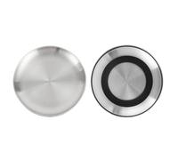 Stainless Steel Cat Bowls - Double Dish Feeding Set, Non Slip Pet Food Water Container, Rust Resistant Feeding Station Multi Purpose Animal Accessory | Hygienic Easy Clean Design System for Ca