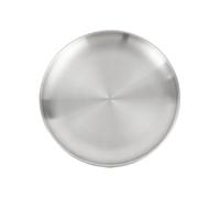 Stainless Steel Cat Bowls - Non Slip Bases, Wide Shallow Whisker Friendly Dishes, Premium Metal Pet Feeding Platters, Flat Kitten Water Drinker Basins Set - For Travel Apartment Home Kitchens