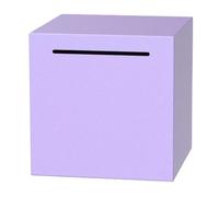 Stainless Steel Change Jar - 12x12x12cm Money Bank, Unopenable Cash Saving Box, Metal Coin Safe Deposit Holder | Secure Break To Open Piggy Container For Kids Adults Home Office Bedroom
