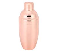 Stainless Steel Cocktail Shaker | 304 Bar Tool with Brushed Finish & Ergonomic Grip | Manual Bartender Shaker for Home/Party/Skilled Use (Rose Gold)