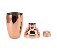 Stainless Steel Cocktail Shaker | 304 Stainless Steel Bartender Tool for Mixed Drinks/Milk Tea/Smoothies | Bar Shaker Cup with Secure Lid (Rose Gold)