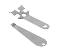 Stainless Steel Coffee Puck Tool 2-Piece Set Ergonomic | Ergonomic grip, fits standard portafilters, prevents splashing, messy free, quick demolding