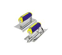 Stainless Steel Concrete Hand Edger And Groover Tools Set Plaster Stucco Cement Finishing Kit