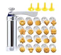 Stainless Steel Cookie - Baking Press Discs for Kitchen | Metal with, Holiday Supplies, Easy Pastry Tool, Portable Dessert Maker for Home