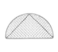 Stainless Steel Cooling Racks for Baking | 304 Grade Oven Safe Wire Rack for Roasting/Grilling/Cooking | High Temperature Tolerant & Dishwasher Safe (Large Semicircle 20CM)