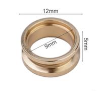 Stainless Steel Core Roller 10.4x7mm Rust Proof Part | Gold finish brass, construction, protects fishing line, 9.7x7mm dimension, easy installation