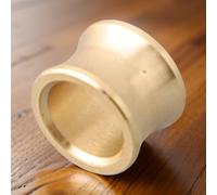 Stainless Steel Core Roller 10.4x7mm Rust Proof Part | Gold finish brass, construction, protects fishing line, 9.7x7mm dimension, easy installation