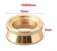 Stainless Steel Core Roller 10.4x7mm Rust Proof Part | Gold finish brass, construction, protects fishing line, 9.7x7mm dimension, easy installation