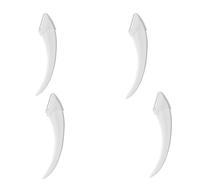 Stainless Steel Crescent Blade with Micro-Guard, Beginner's Safety Eyebrow Razor - Stainless Steel Crescent Blade (4,white)