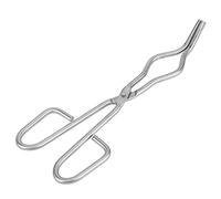 Stainless Steel Crucible Tongs Professional Grade Heavy Duty Beaker Holder Pliers with Non Slip Paws for Laboratory Chemistry Experiments and Science Classrooms (200mm)