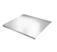 Stainless Steel Cutting Board For Kitchen | Metal Dough Board, Large 30x40cm, Silver | Non-Porous For Meat, Fruit, Vegetables & Bread | Easy-Clean Baking Pastry Mat With Non-Slip Edges