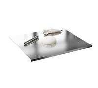 Stainless Steel Cutting Board - Metal Kneading Mat for Kitchen | Heavy-Duty Chopping Board for Meat Fruit Vegetables | Baking Bread Dough Boařd, Easy Clean