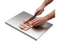 Stainless Steel Cutting Board with Lip Dishwasher Safe