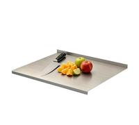 Stainless Steel Cutting Board With Nonslip Edge - Dishwasher Safe Panel, 30x30x1cm 30x40x1cm - Kitchen Food Prep Baking Countertop Mat