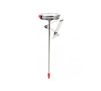 Stainless Steel Deep Fry Thermometer with 5cm Dial, Accurate Oil Temperature Measuring Tool for Frying Pan and Kitchen Cooking