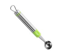 Stainless Steel Digging Spoon - Fruit Baller Scoop | Stainless Steel Cutting Kitchen Gadgets | Watermelon Cutter Slicer Tool For Cantaloupe Pitaya Papaya Ice Cream Cake Home Apartment Restaurant