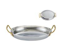 Stainless Steel Dishes | Heat-Resistant Microwave Safe Tray Appetizer