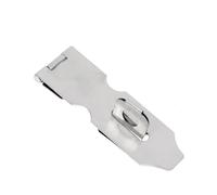 Stainless Steel Door Hasps Anti Theft Hasp Staple Shed Latch Suitcase Wood Cabinet Home Lever Clasp Buckle(10.8CM,2PCS)