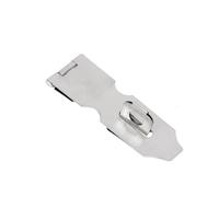 Stainless Steel Door Hasps Anti Theft Hasp Staple Shed Latch Suitcase Wood Cabinet Home Lever Clasp Buckle(9.8CM,2PCS)