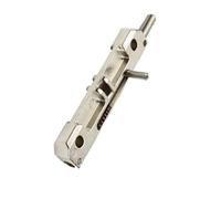 Stainless Steel Door Interior Spring Latch Hinge Bathroom Lock Pin Bolt Black Right 1Pcs