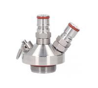 Stainless Steel Double Ball Lock Mini Keg Dispenser Spear for 2L 3.6L 4L 5L 10L Mini Beer Kegs Durable and Easy to Use