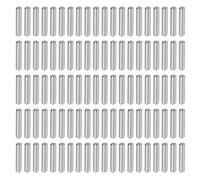 Stainless Steel Dowel Pins 100pcs | 304 Stainless Steel Shelf Support Pins for Furniture / Machinery / DIY | - 0.02mm Tolerance, Oxidation & Tarnish Protection