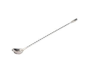 Stainless Steel Drink Stirrers | Fine Thread Long Handle Mixes Faster | for Home/Bar/Restaurant | Reusable Easy Rinse, Slows Dilution & Cools Faster